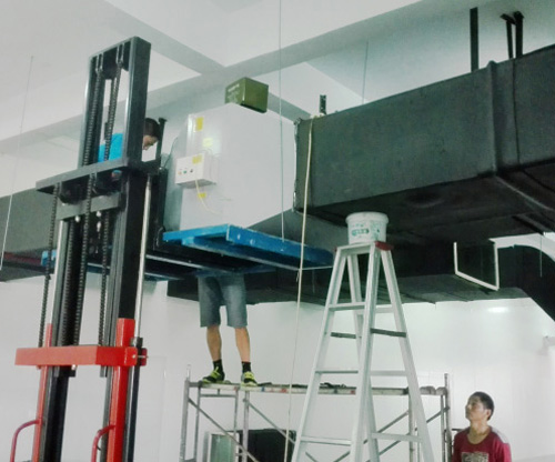 天门送风主管道杀菌消毒装置